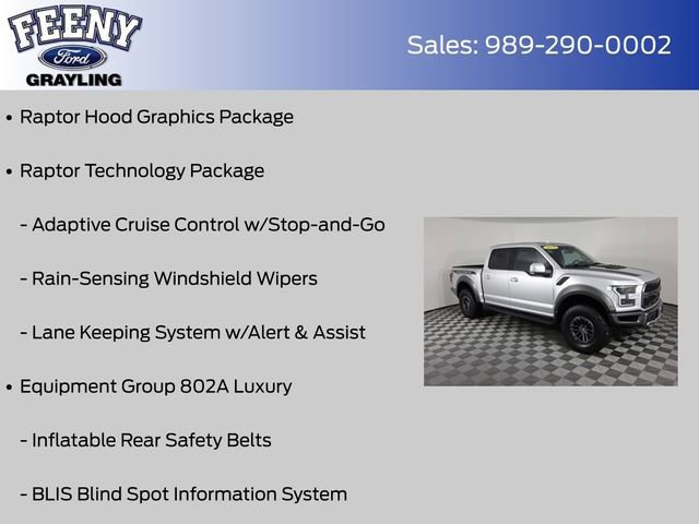 Certified 2019 Ford F150 Raptor w/ Equipment Group 802A Luxury image 10
