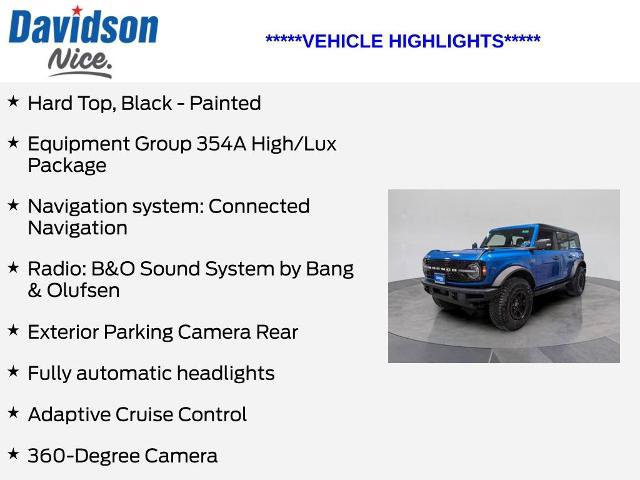 Certified 2024 Ford Bronco Wildtrak AWD/4WD image 5