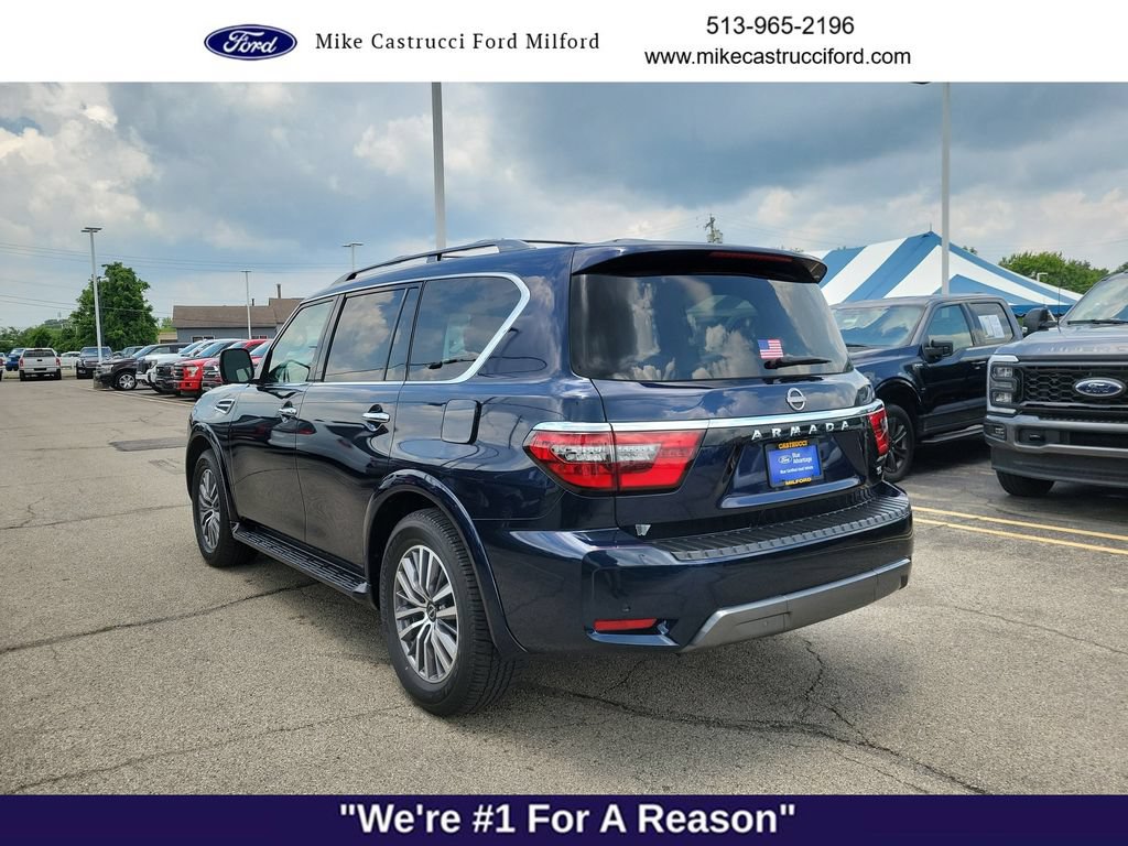 Used 2023 Nissan Armada SL w/ Captain's Chairs Package AWD/4WD image 3