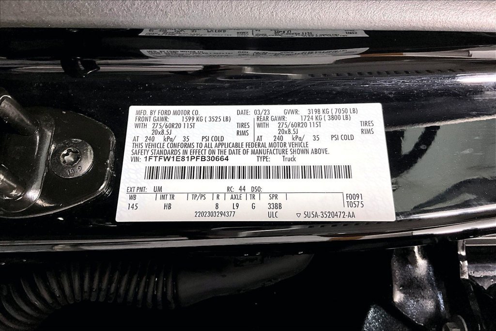 Certified 2023 Ford F150 Lariat w/ Equipment Group 502A High AWD/4WD image 32