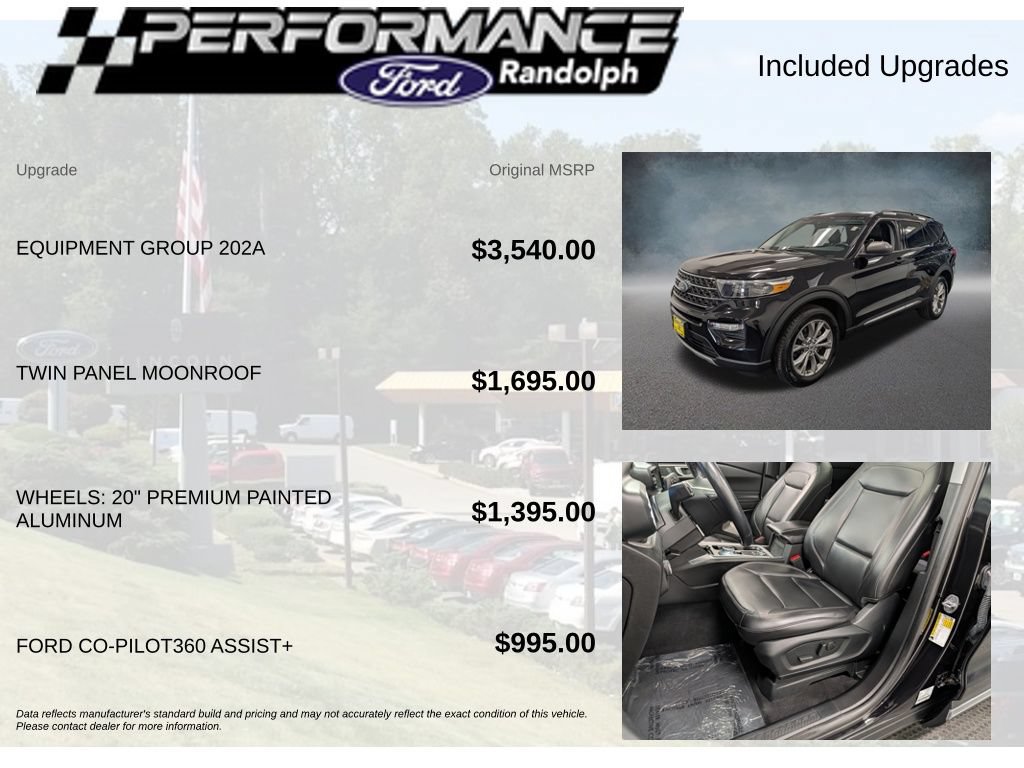 Certified 2023 Ford Explorer XLT w/ Equipment Group 202A AWD/4WD image 6