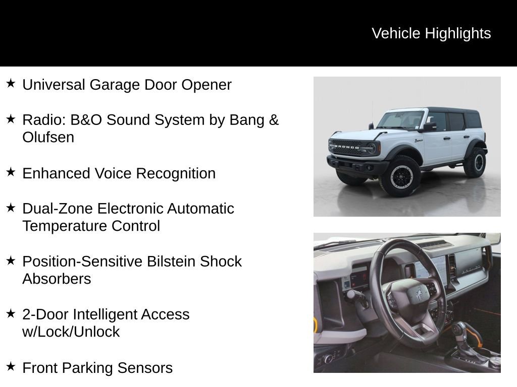 Certified 2022 Ford Bronco Badlands image 31