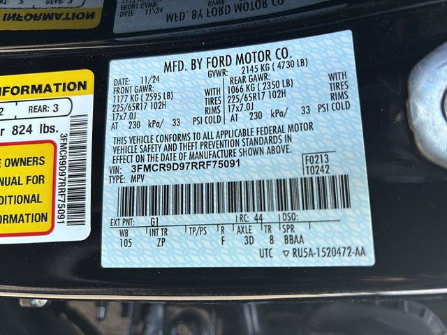 Certified 2024 Ford Bronco Sport Badlands w/ Premium Package AWD/4WD image 21