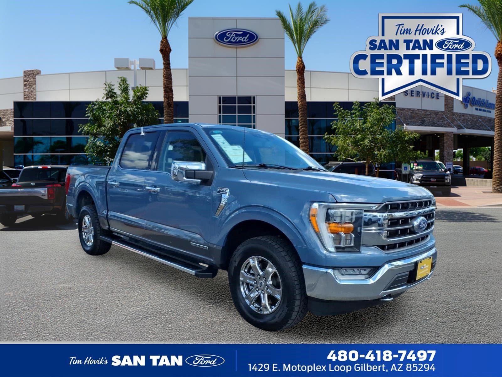 Certified 2023 Ford F150 Lariat w/ FX4 Off-Road Package AWD/4WD image 1