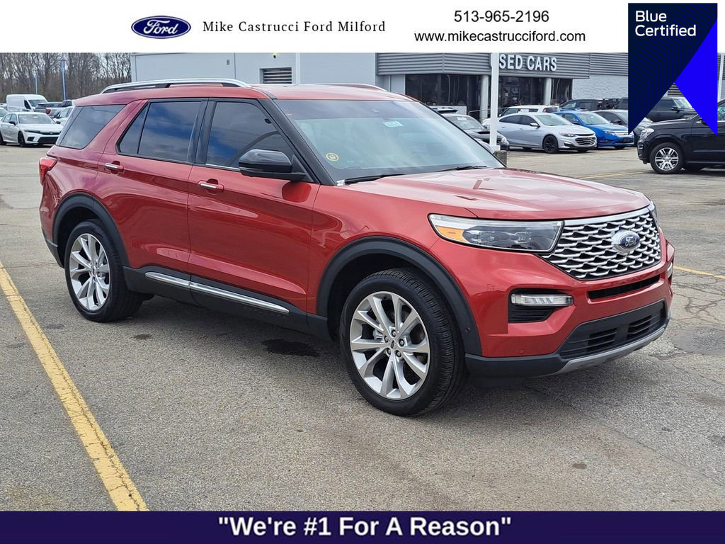 Certified 2022 Ford Explorer Platinum w/ Equipment Group 601A