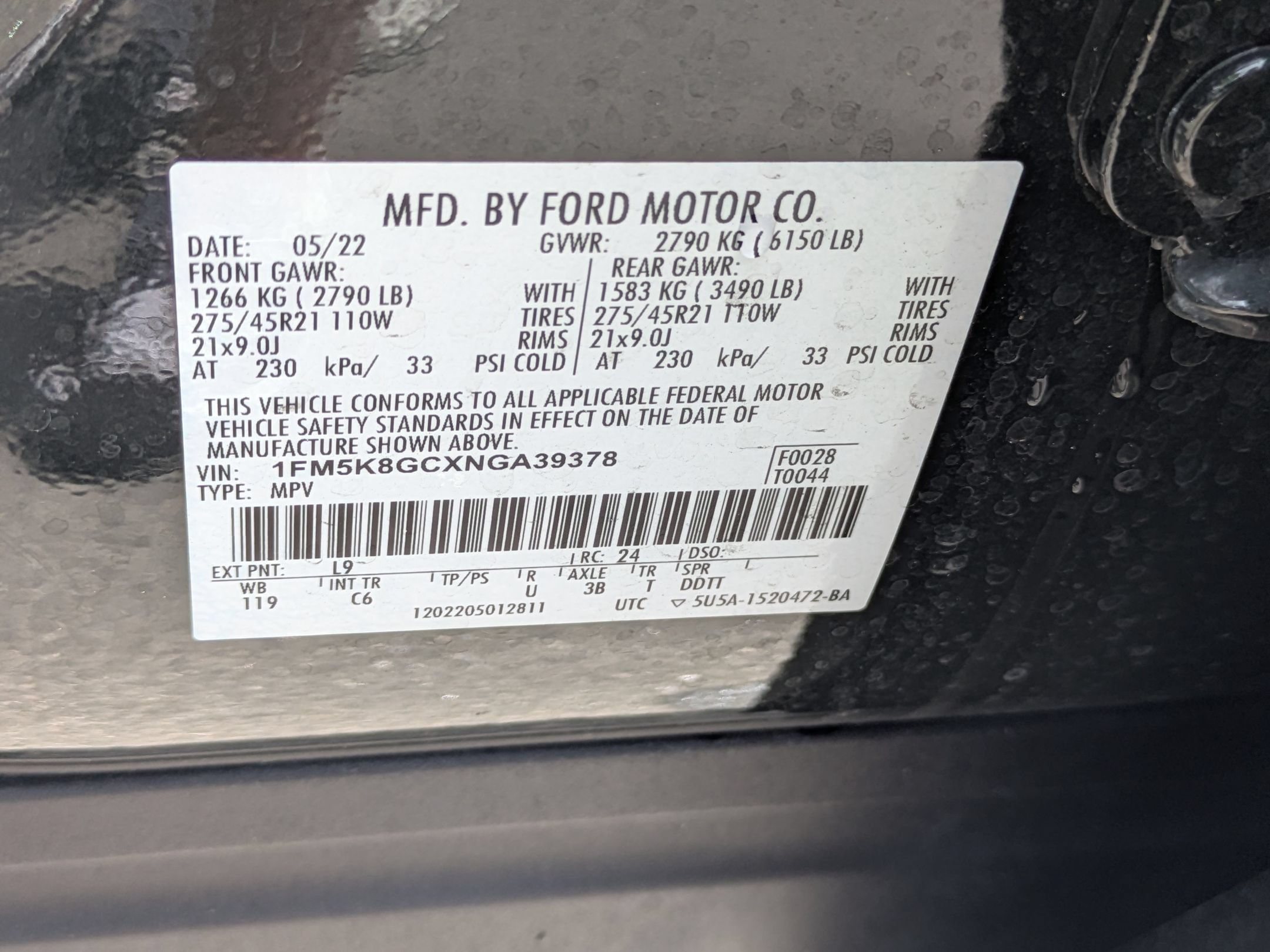 Certified 2022 Ford Explorer ST w/ Equipment Group 401A AWD/4WD image 45