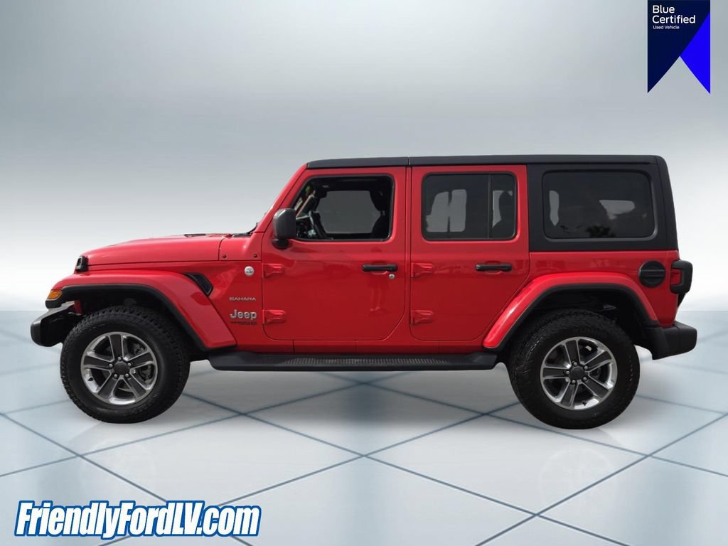 Used 2020 Jeep Wrangler Unlimited Sahara AWD/4WD image 3