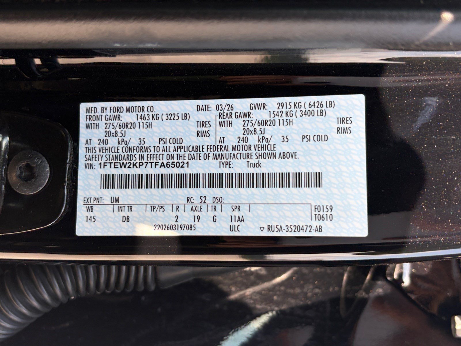Certified 2026 Ford F150 STX w/ Equipment Group 200A RWD image 25