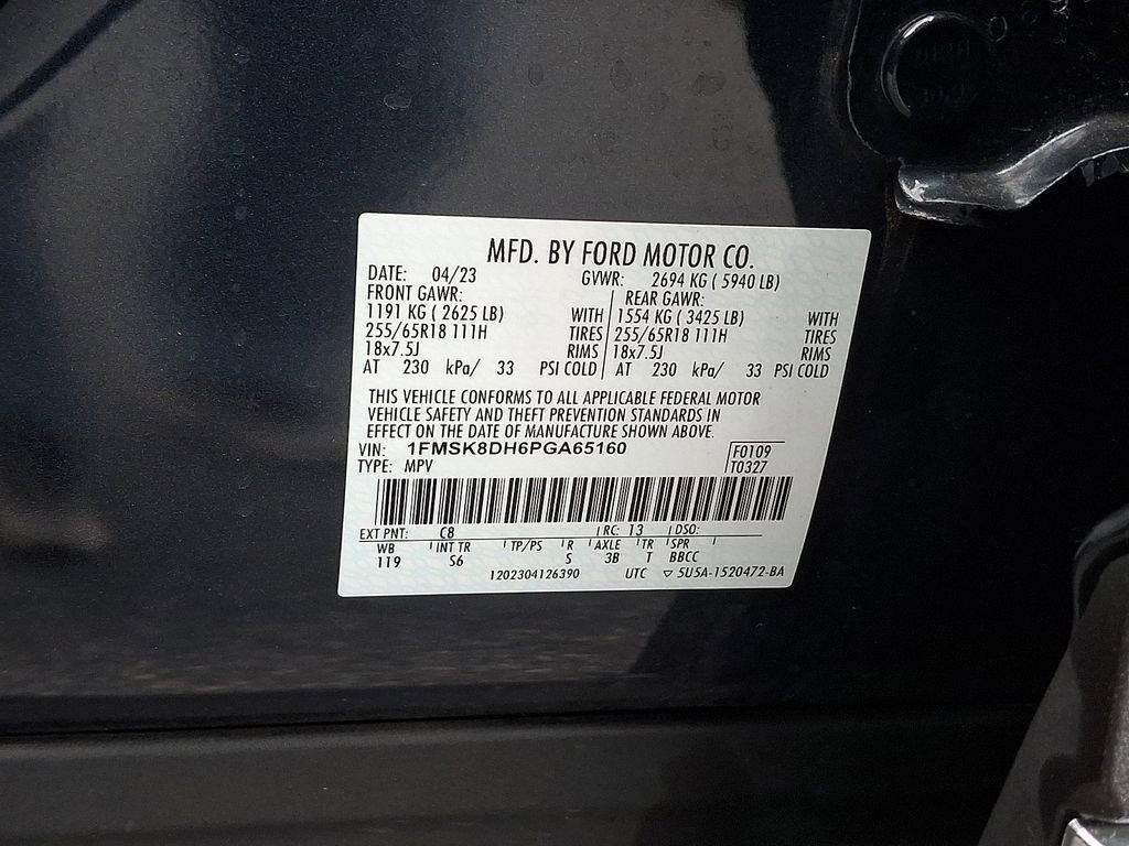 Certified 2023 Ford Explorer XLT w/ Equipment Group 202A AWD/4WD image 28