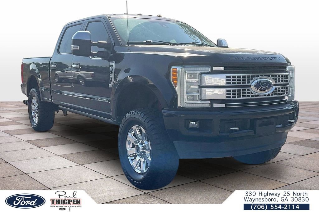 Certified 2017 Ford F250 Platinum w/ FX4 Off-Road Package AWD/4WD image 1