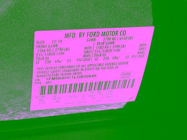 Certified 2020 Ford Explorer Platinum w/ Premium Technology Package AWD/4WD image 15