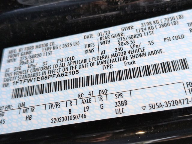 Certified 2023 Ford F150 Lariat w/ Equipment Group 502A High image 40