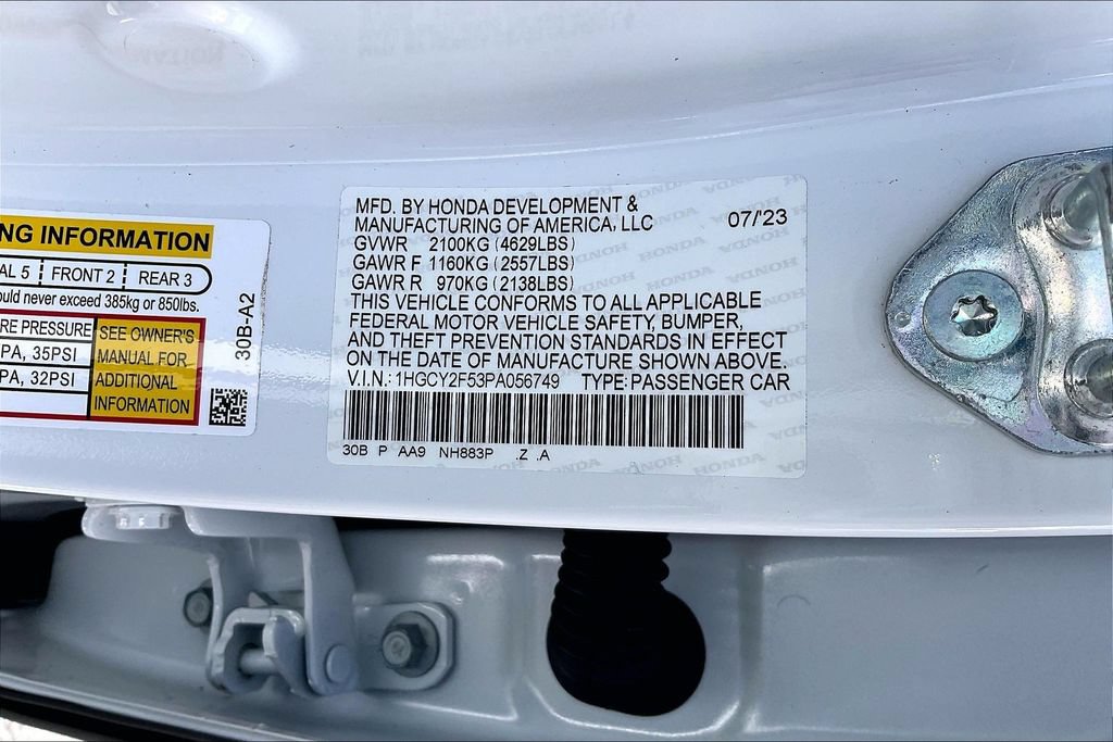Used 2023 Honda Accord Sport image 32