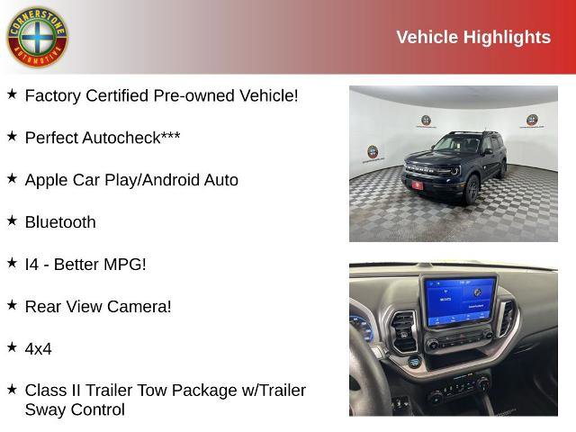 Certified 2022 Ford Bronco Sport Big Bend AWD/4WD image 2