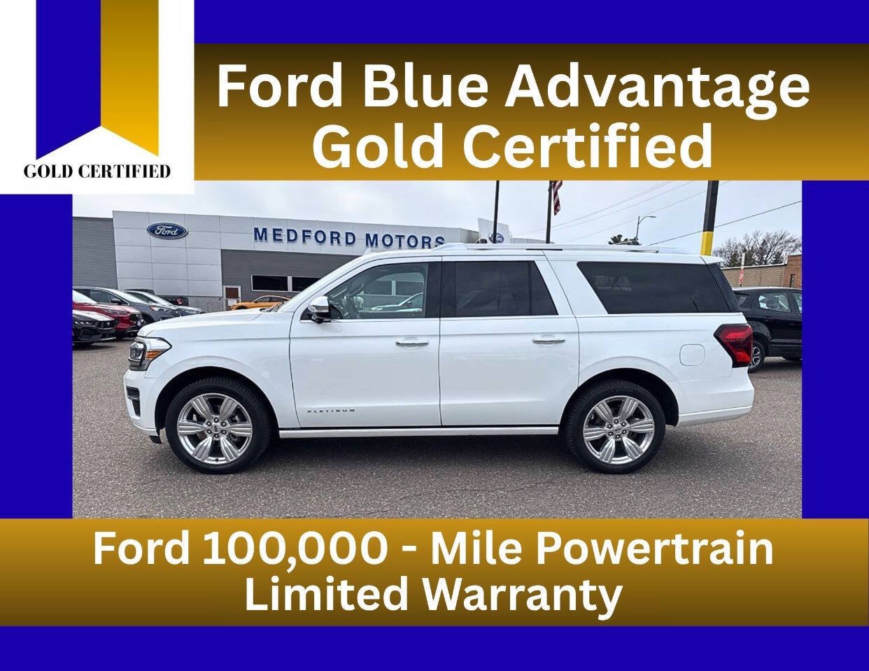 Certified 2023 Ford Expedition Max Platinum AWD/4WD image 1
