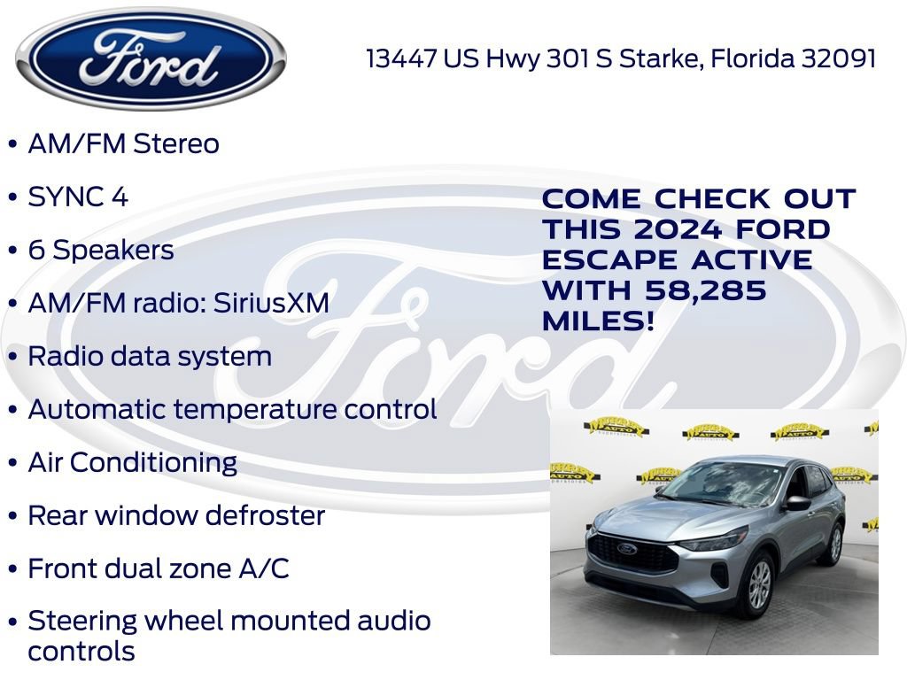 Certified 2024 Ford Escape Active FWD image 17