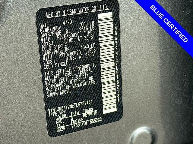 Used 2020 Nissan Armada Platinum w/ Captain's Chairs Package AWD/4WD image 25