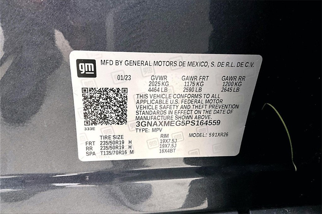 Used 2023 Chevrolet Equinox RS w/ RS Leather Package image 35