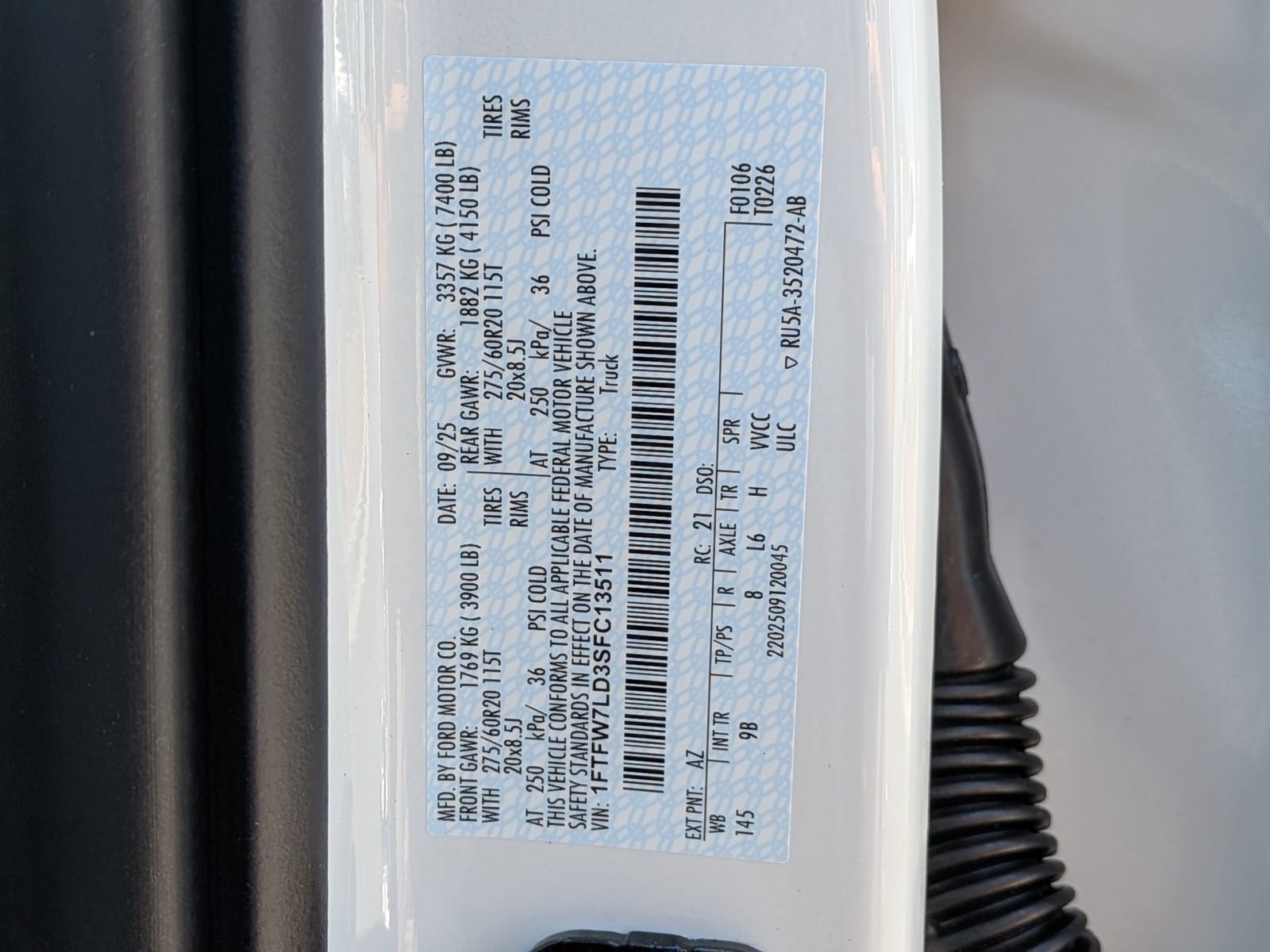 Certified 2025 Ford F150 Platinum w/ Equipment Group 702A High AWD/4WD image 16