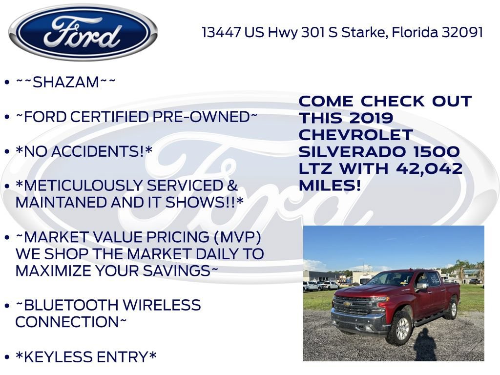 Used 2019 Chevrolet Silverado 1500 LTZ w/ LTZ Plus Package AWD/4WD image 6