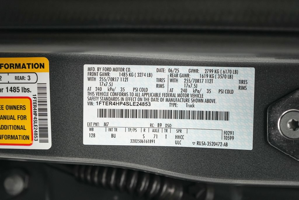 Certified 2025 Ford Ranger XLT w/ Advanced Towing Package AWD/4WD image 24