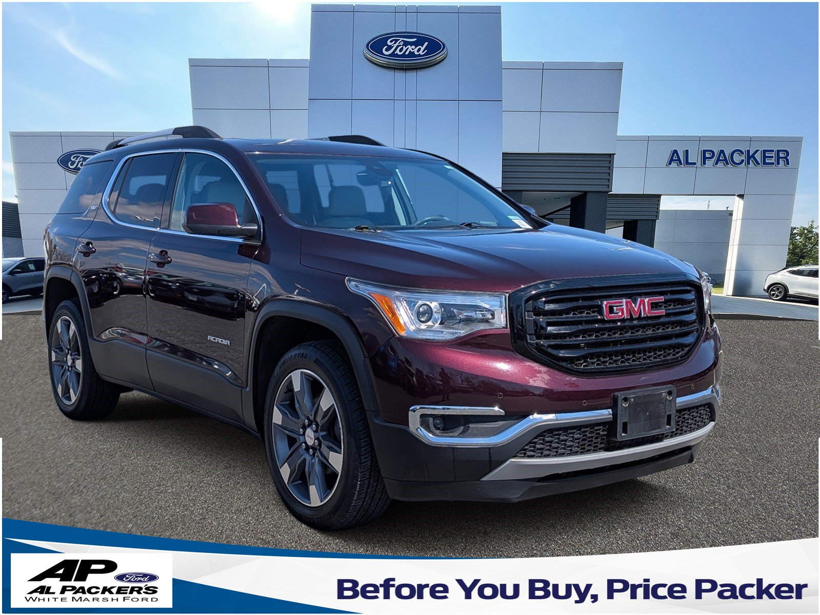 Used 2018 GMC Acadia SLT w/ LPO, Black Accent Package image 1