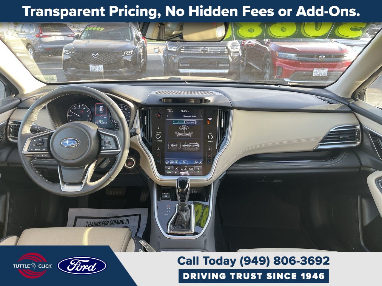 Used 2024 Subaru Outback Limited XT AWD/4WD image 21