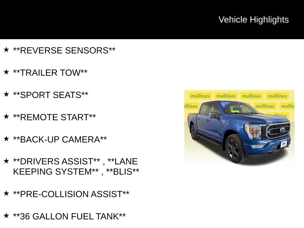 Certified 2023 Ford F150 XLT w/ Equipment Group 302A High image 12