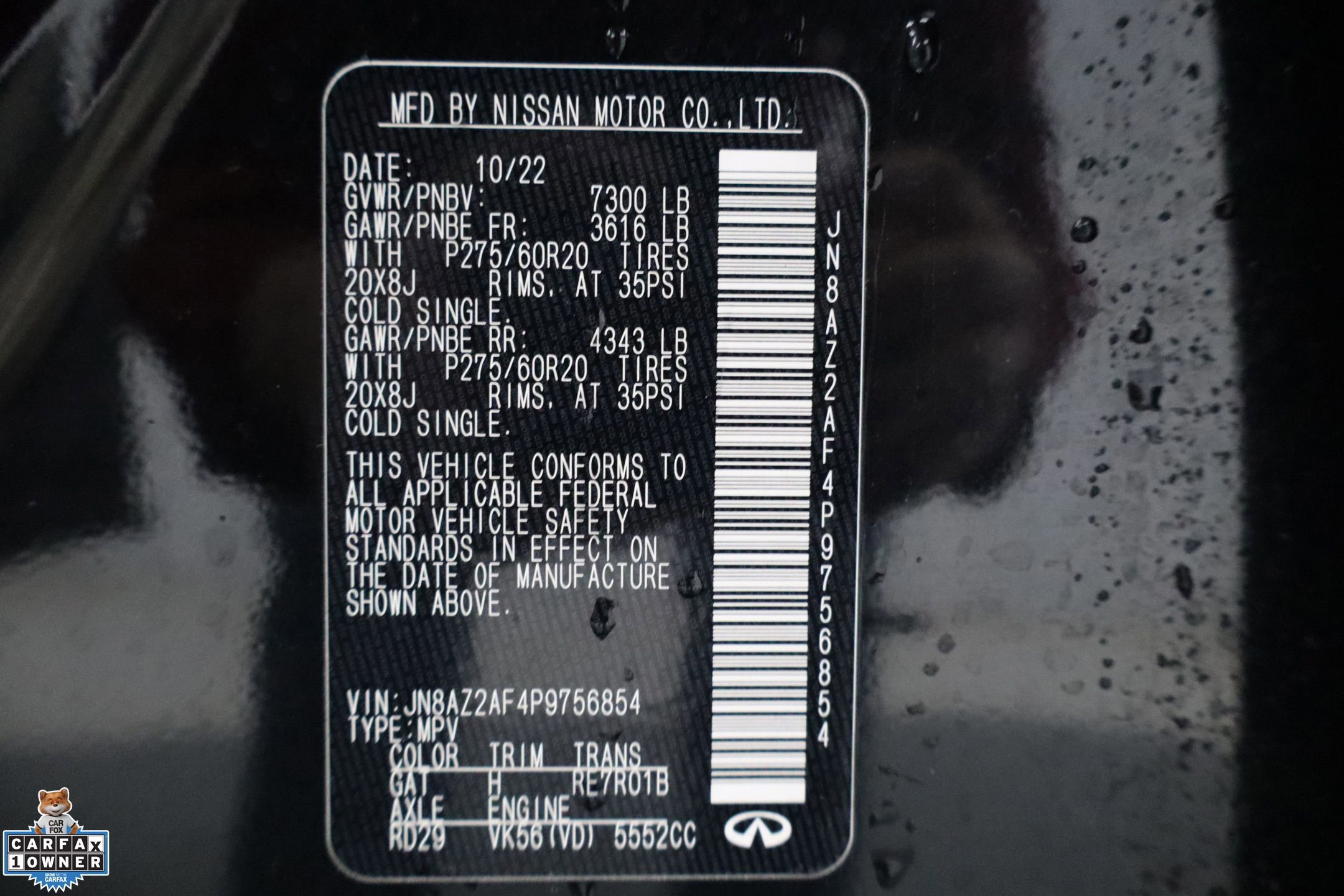 Used 2023 INFINITI QX80 Luxe w/ Cargo Package image 31