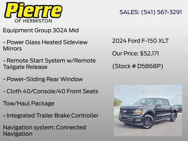 Certified 2024 Ford F150 XLT w/ Equipment Group 302A MID AWD/4WD image 20