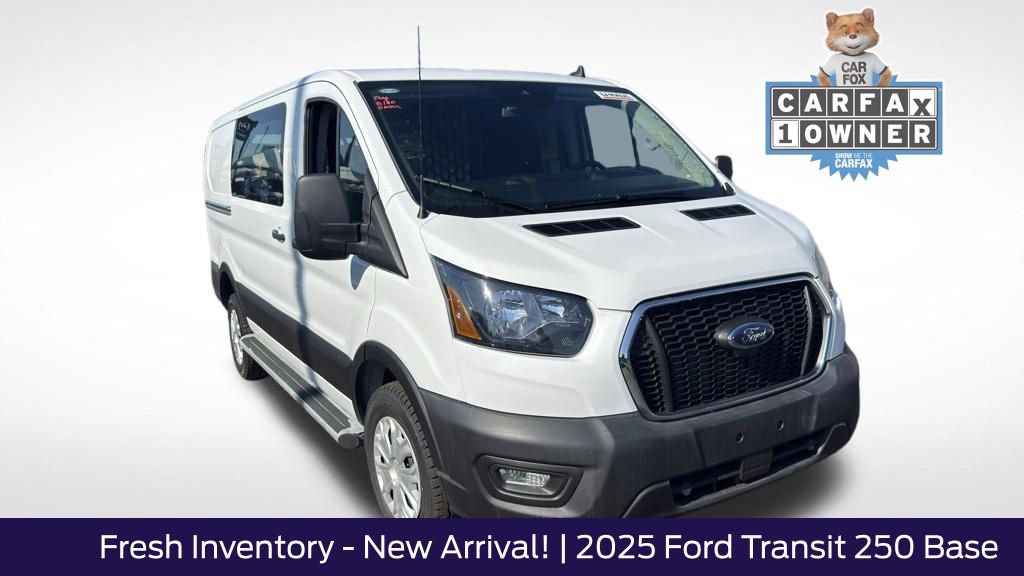 Certified 2025 Ford Transit 250 Low Roof w/ Exterior Upgrade Package RWD image 1