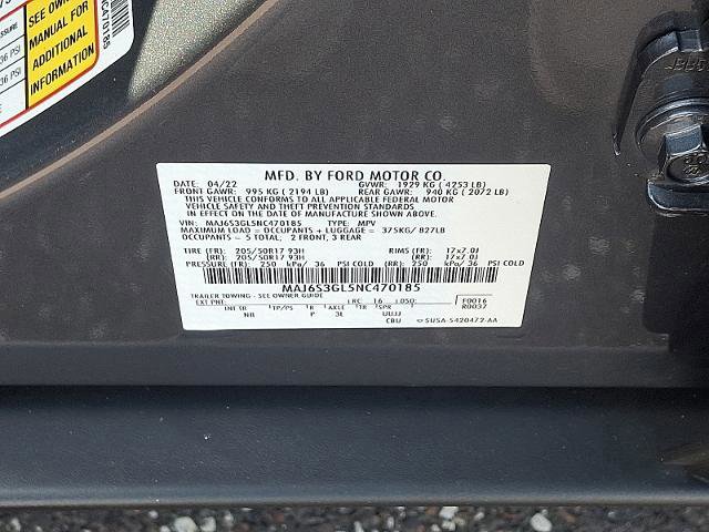 Certified 2022 Ford EcoSport SE w/ SE Appearance Package image 27