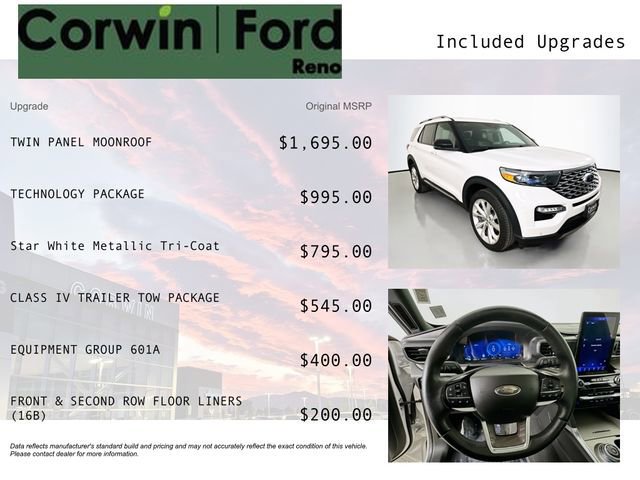 Certified 2023 Ford Explorer Platinum w/ Technology Package image 10