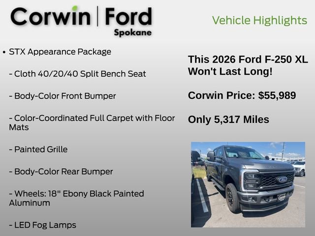 Certified 2026 Ford F250 XL w/ STX Appearance Package AWD/4WD image 6