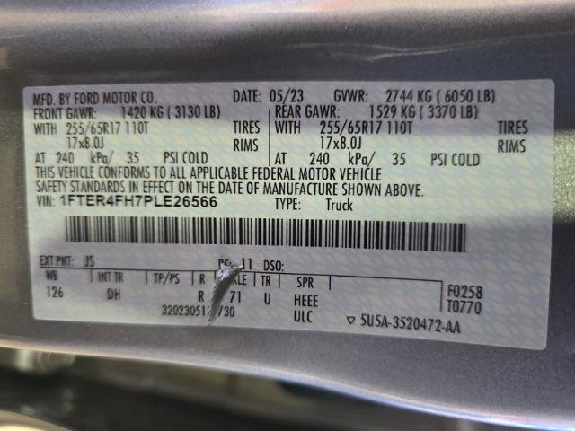 Certified 2023 Ford Ranger Lariat w/ Equipment Group 501A High AWD/4WD image 22