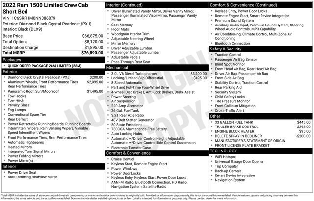 Used 2022 RAM 1500 Limited image 29