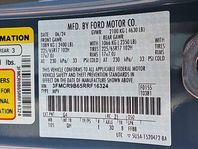 Certified 2024 Ford Bronco Sport Big Bend w/ Convenience Package AWD/4WD image 36
