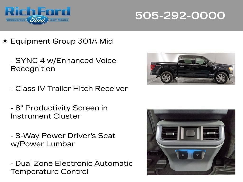 Certified 2023 Ford F150 XLT w/ Equipment Group 301A Mid AWD/4WD image 56