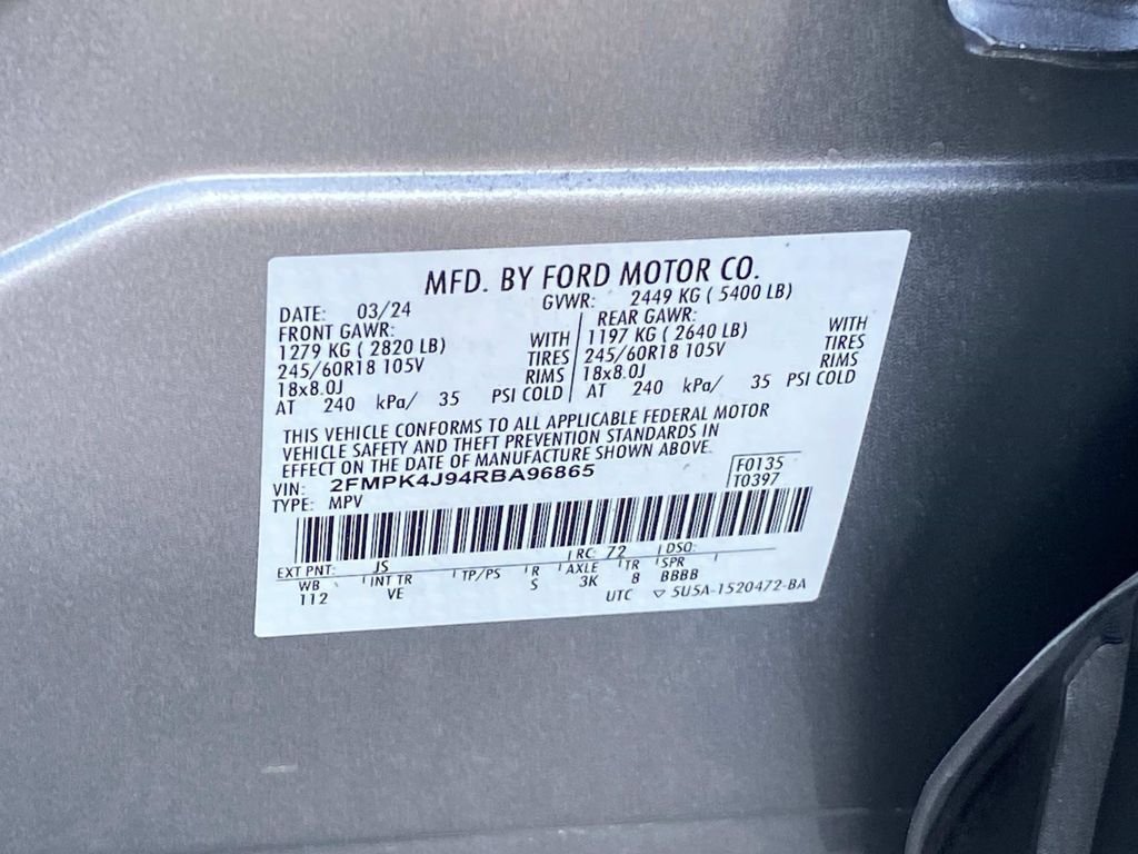 Certified 2024 Ford Edge SEL AWD/4WD image 20