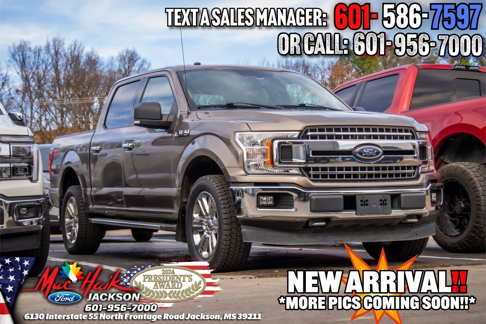 Certified 2018 Ford F150 XLT w/ Equipment Group 302A Luxury