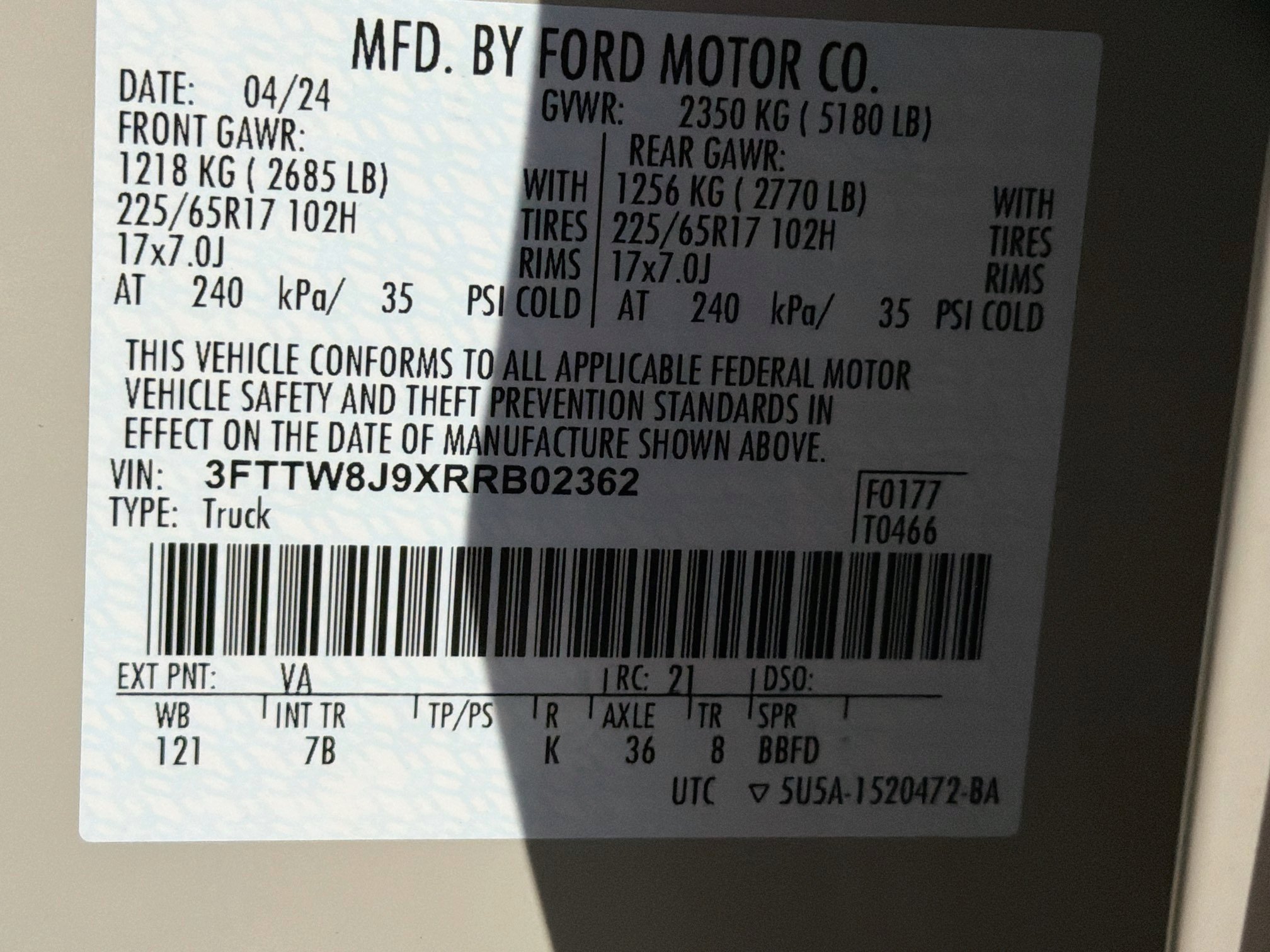 Certified 2024 Ford Maverick XLT w/ Equipment Group 300A Standard AWD/4WD image 29