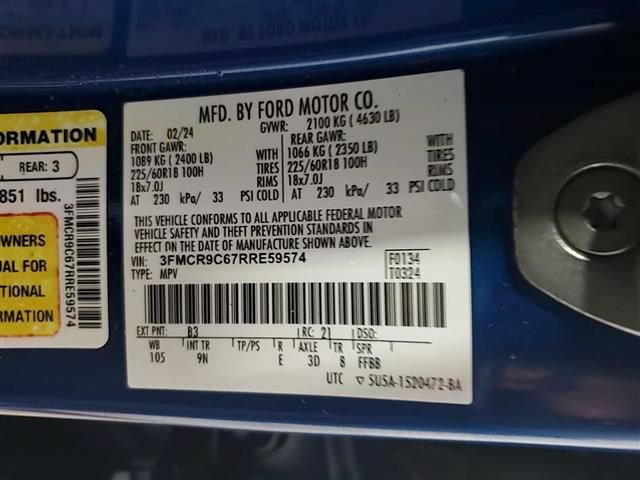 Certified 2024 Ford Bronco Sport Outer Banks AWD/4WD image 9