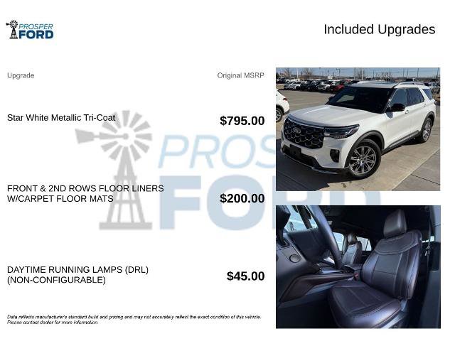 Certified 2025 Ford Explorer Platinum image 3