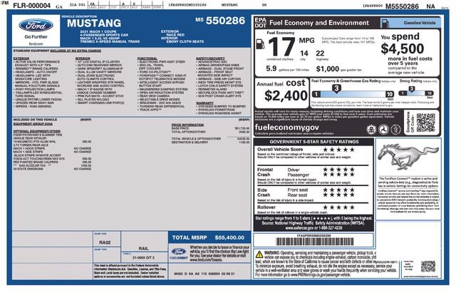 Certified 2021 Ford Mustang Mach 1 RWD image 18