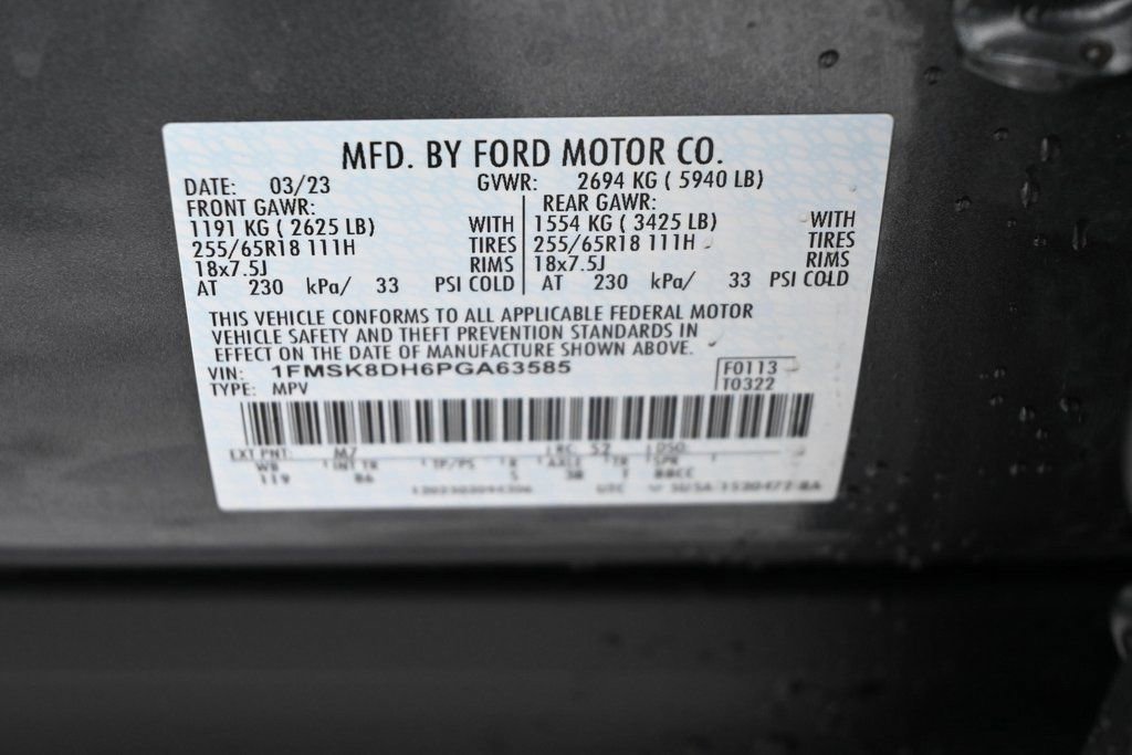 Certified 2023 Ford Explorer XLT image 43