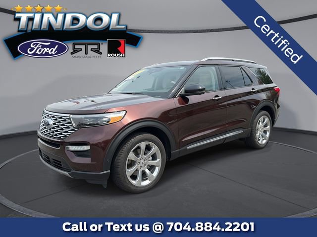 Certified 2020 Ford Explorer Platinum w/ Premium Technology Package AWD/4WD image 1