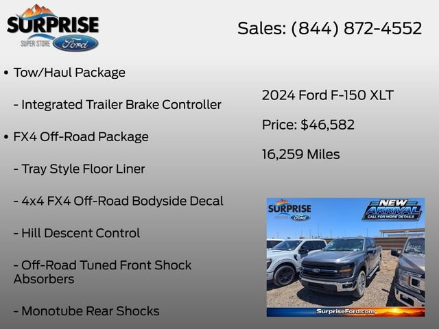 Certified 2024 Ford F150 XLT w/ Equipment Group 302A MID AWD/4WD image 20