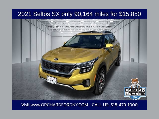Used 2021 Kia Seltos SX w/ SX Sunroof Package