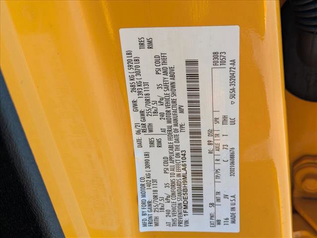 Certified 2021 Ford Bronco Outer Banks AWD/4WD image 24