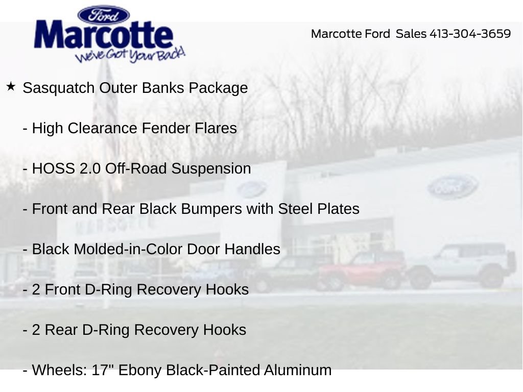 Certified 2026 Ford Bronco Sport Outer Banks w/ Sasquatch Outer Banks Package AWD/4WD image 12